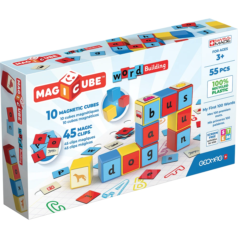 Magicube Word Building Recycled 55 Pieces