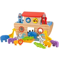 Wooden Noah's Ark Playset