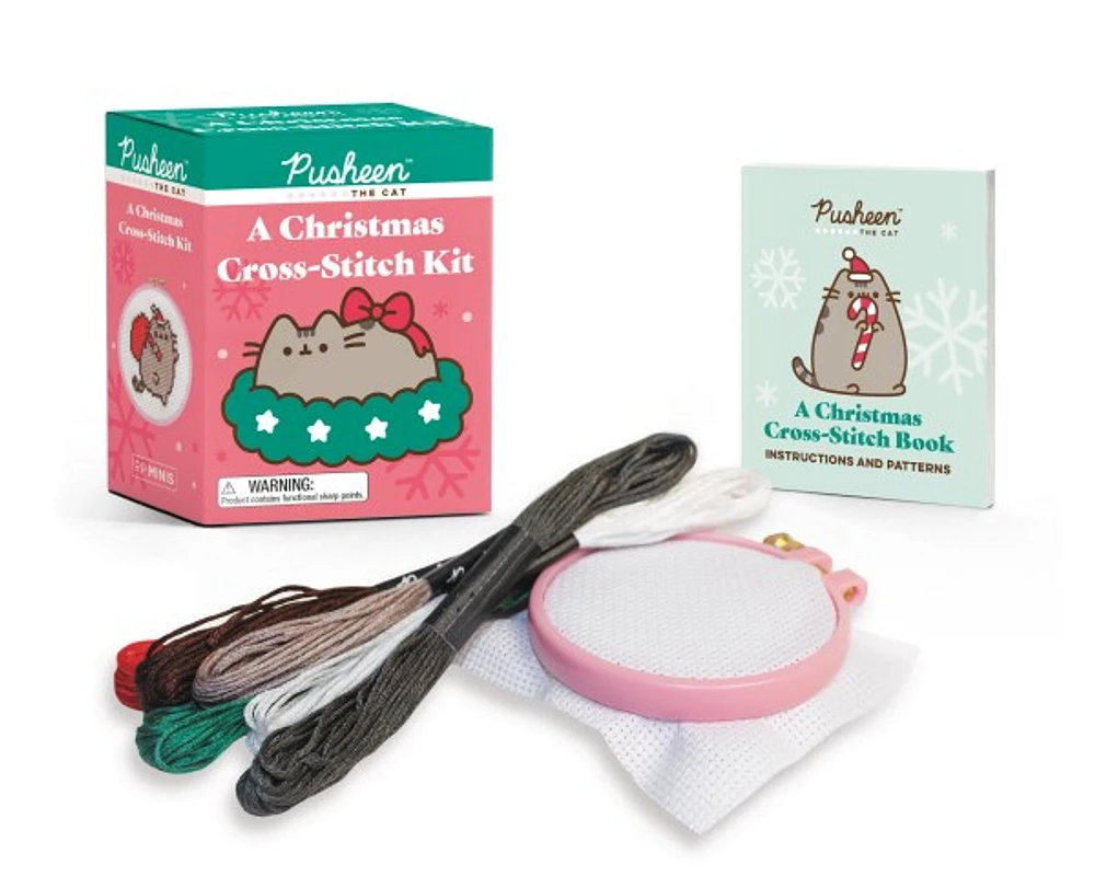Pusheen: A Cross-Stitch Kit