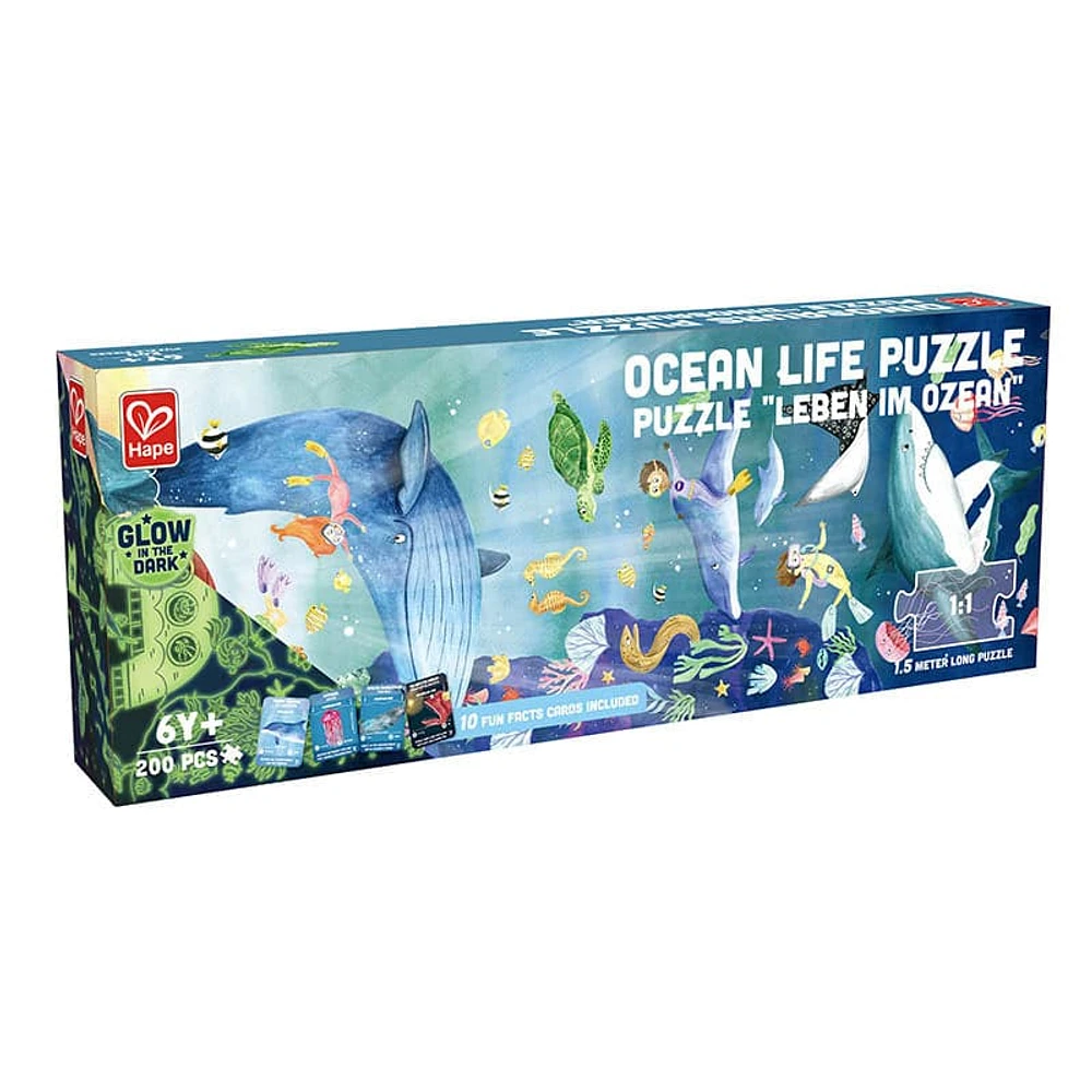 Ocean Life Puzzle - Glow in the Dark