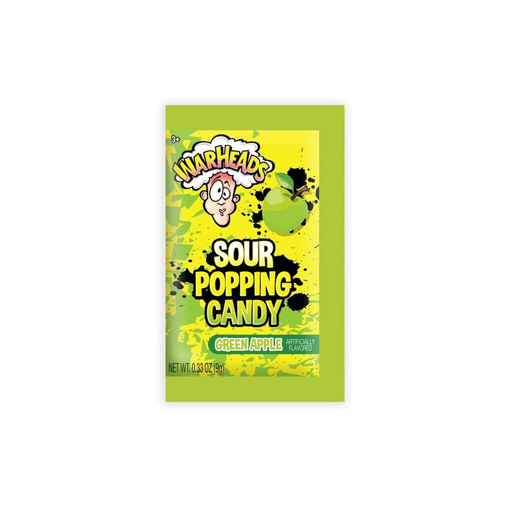 Warheads Sour Popping Candy - Green Apple