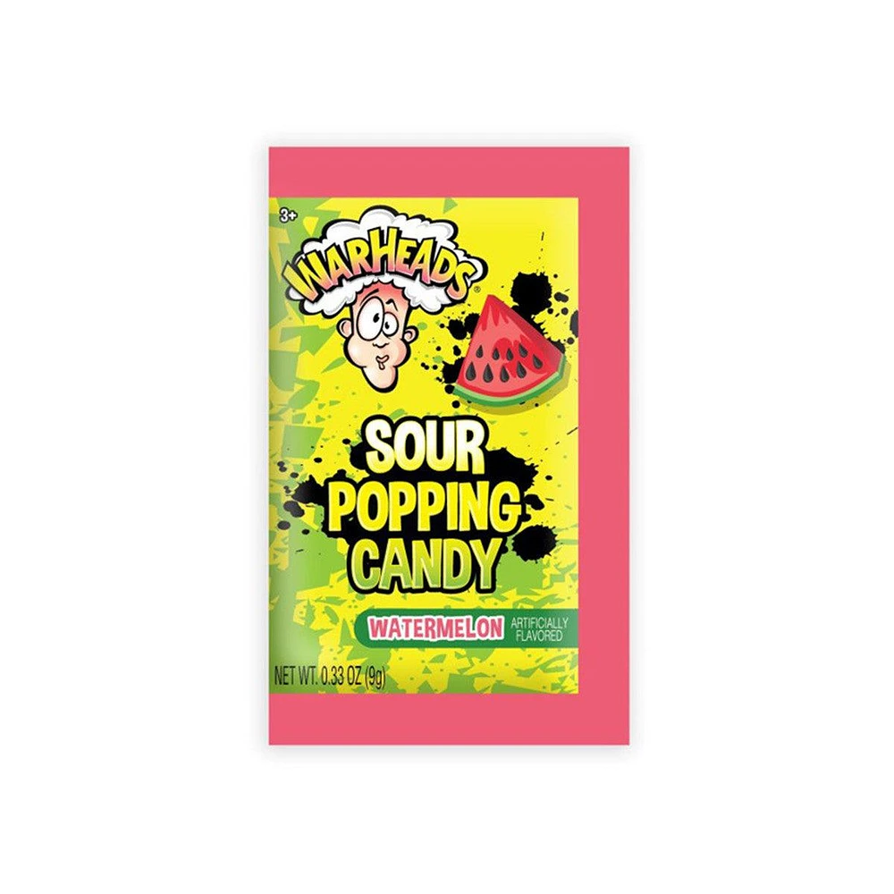 Warheads Sour Popping Candy - Watermelon