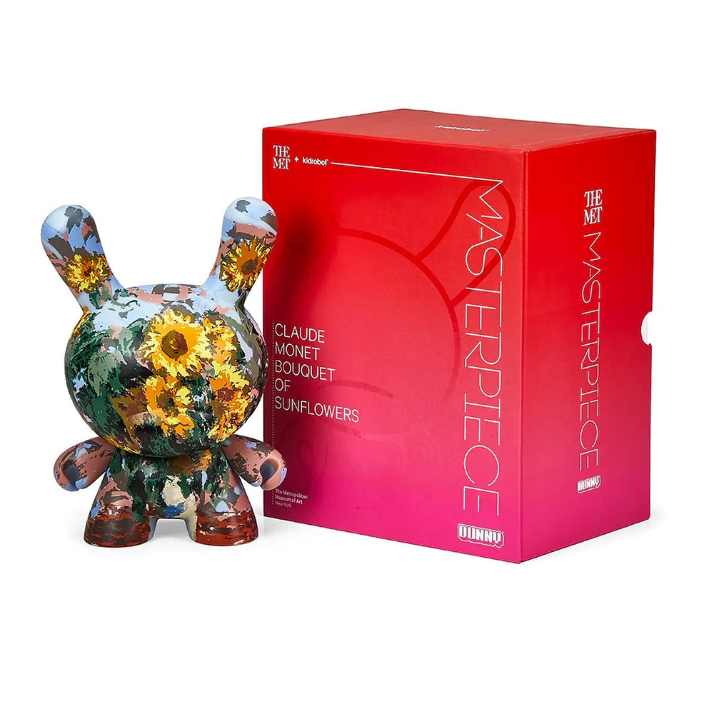 The Met 8" Masterpiece Dunny- Monet Bouquet of Sunflowers Limited Edition of 700