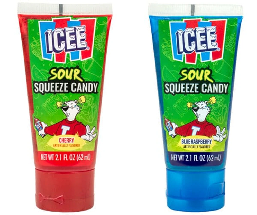 ICEE Sour Squeeze Candy Assorted Flavors