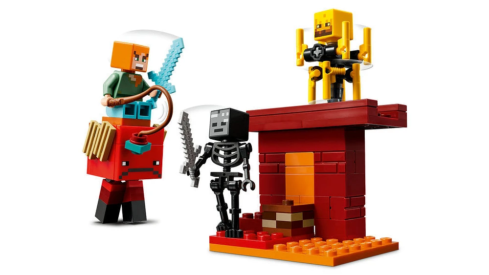 LEGO Minecraft - The Nether Lava Battle