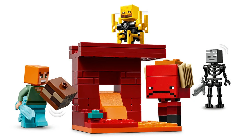 LEGO Minecraft - The Nether Lava Battle