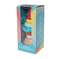 Magnetic Wood Stacker Rocket
