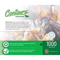 Contours - Horsing Around - 1000 Piece Shaped Puzzle