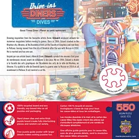 Drive-Ins, Diners, and Dives - Good Times Diner - 550 Piece Puzzle