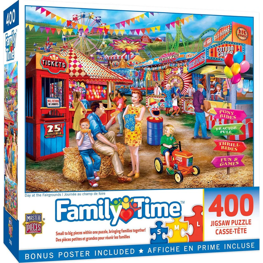 Family Time - Day at the Fairgrounds - 400 Piece Puzzle