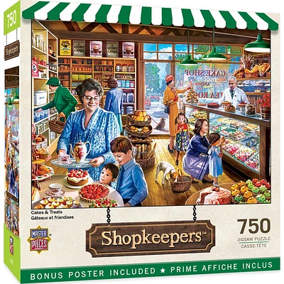 Shopkeepers - Cakes & Treats - 750 Piece Puzzle