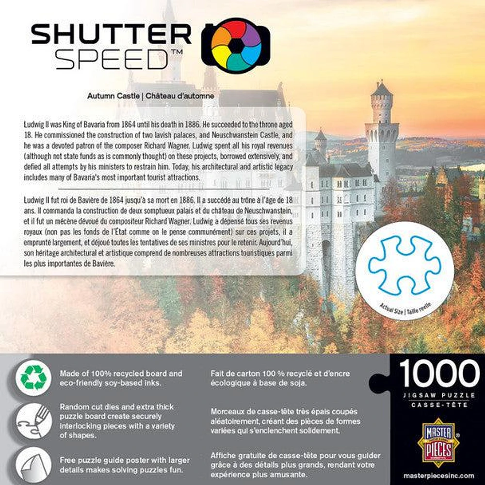 Shutterspeed - Autumn Castle - 1000 Piece Puzzle