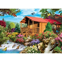 Time Away - Cascading Cabin - 1000 Piece Puzzle