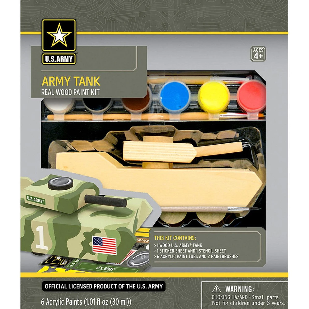 U.S. Army - Tank Wood Paint Kit