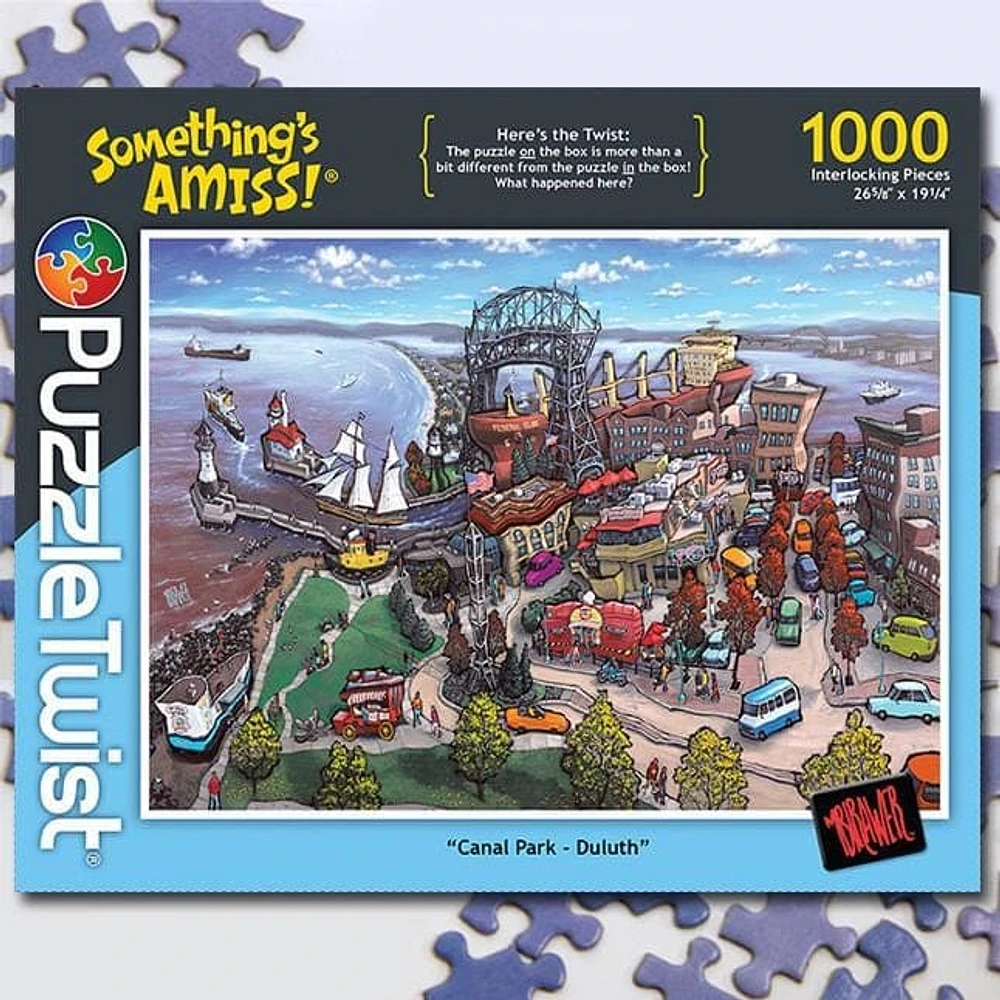 Puzzle Twist - Canal Park Duluth Minnesota - 1,000 Piece Puzzle