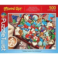 Puzzle Twist - Holiday Cookies from Minnesota - 500 Piece Puzzle