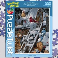 Puzzle Twist - Wings Of Winter - 500 Piece Puzzle