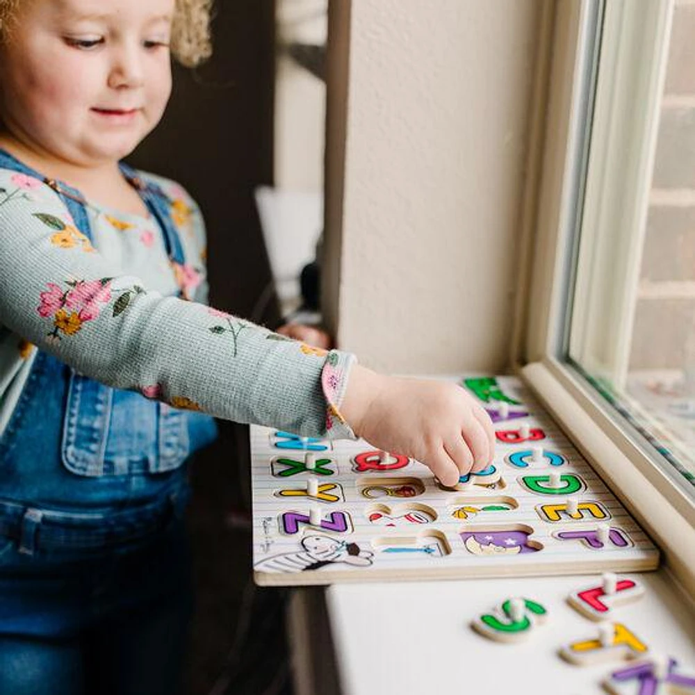 Lift & See Peg Puzzle - Alphabet