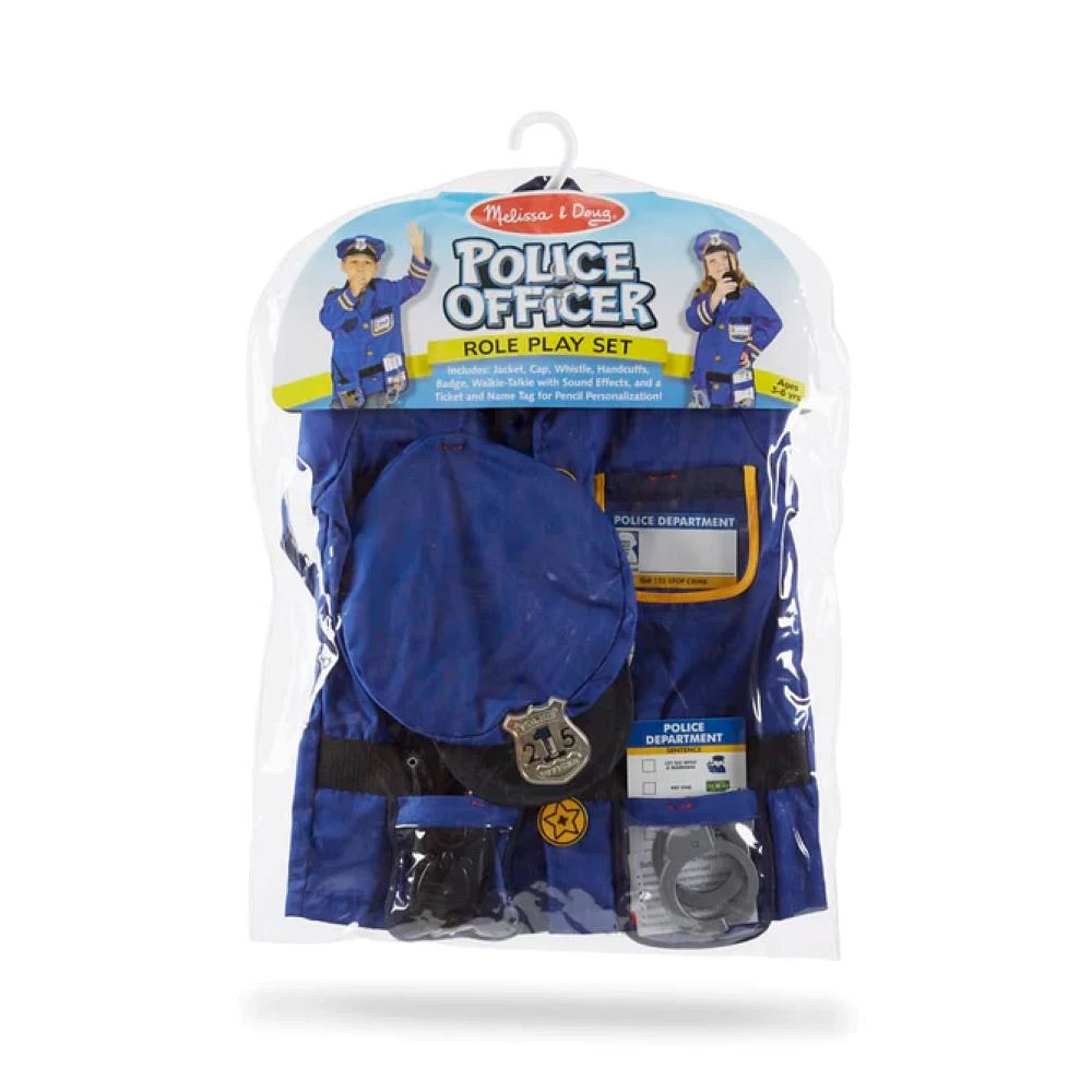 Police Officer Role Play Dress-up Costume Set