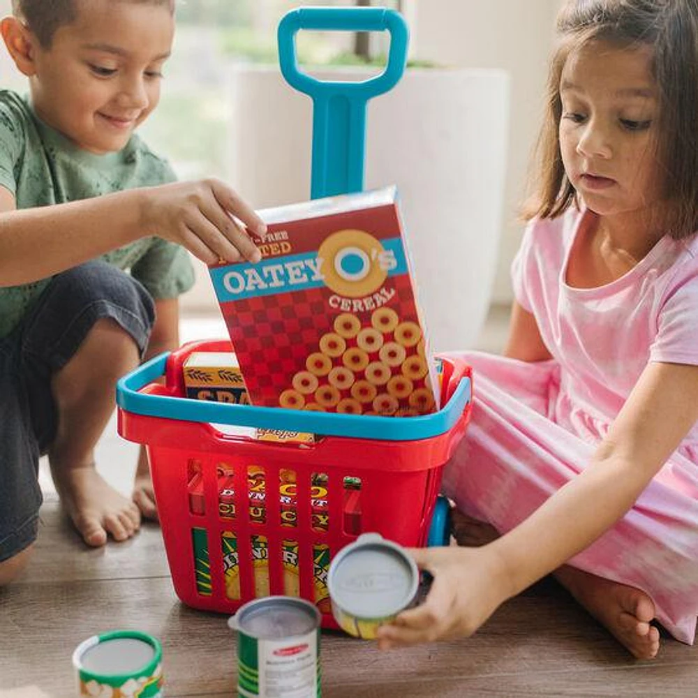 Rolling Grocery Basket