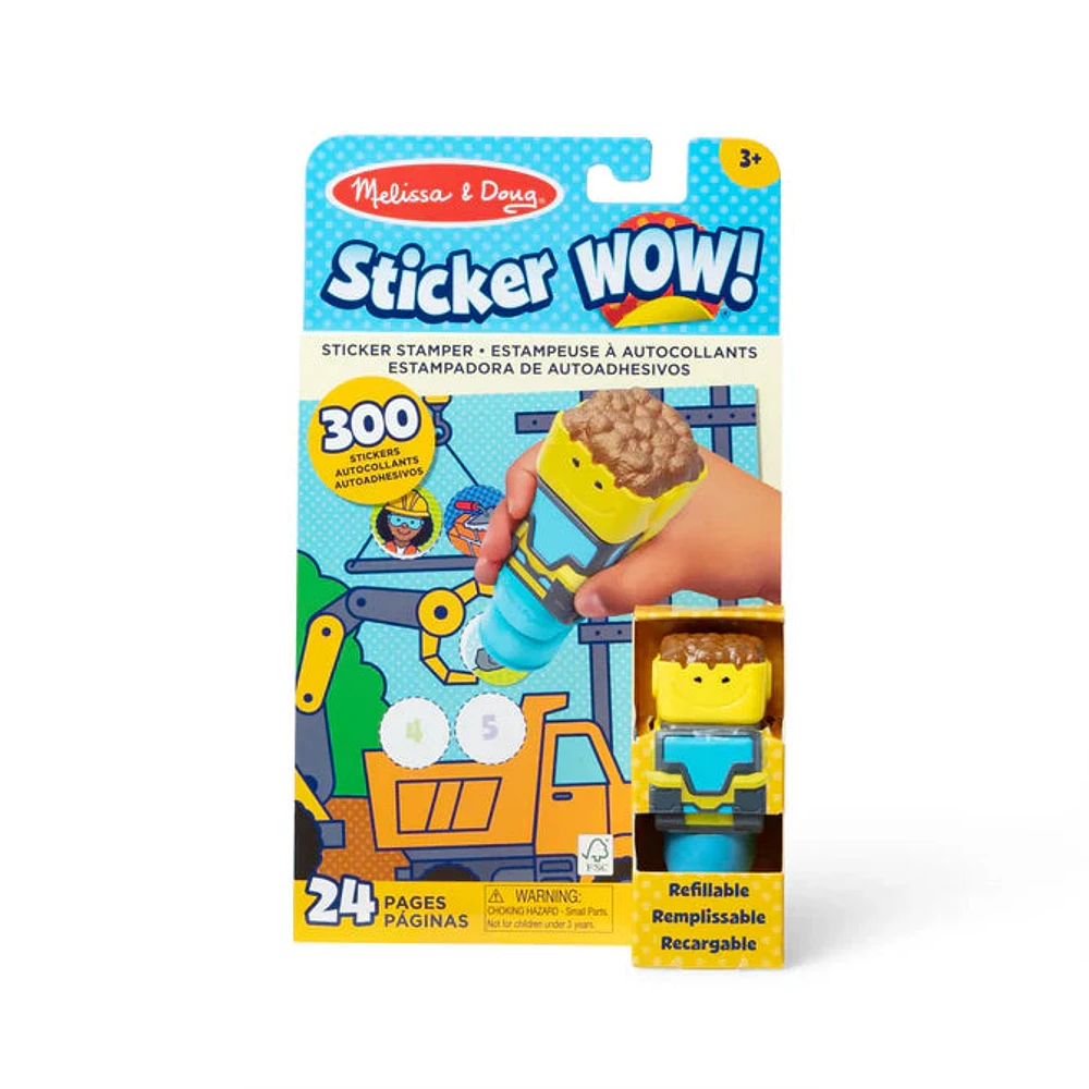 Sticker WOW! Activity Pad & Sticker Stamper - Construction