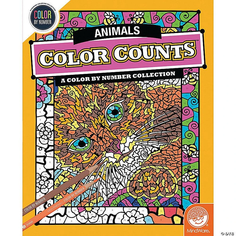 Color By Number - Color Counts - Animals