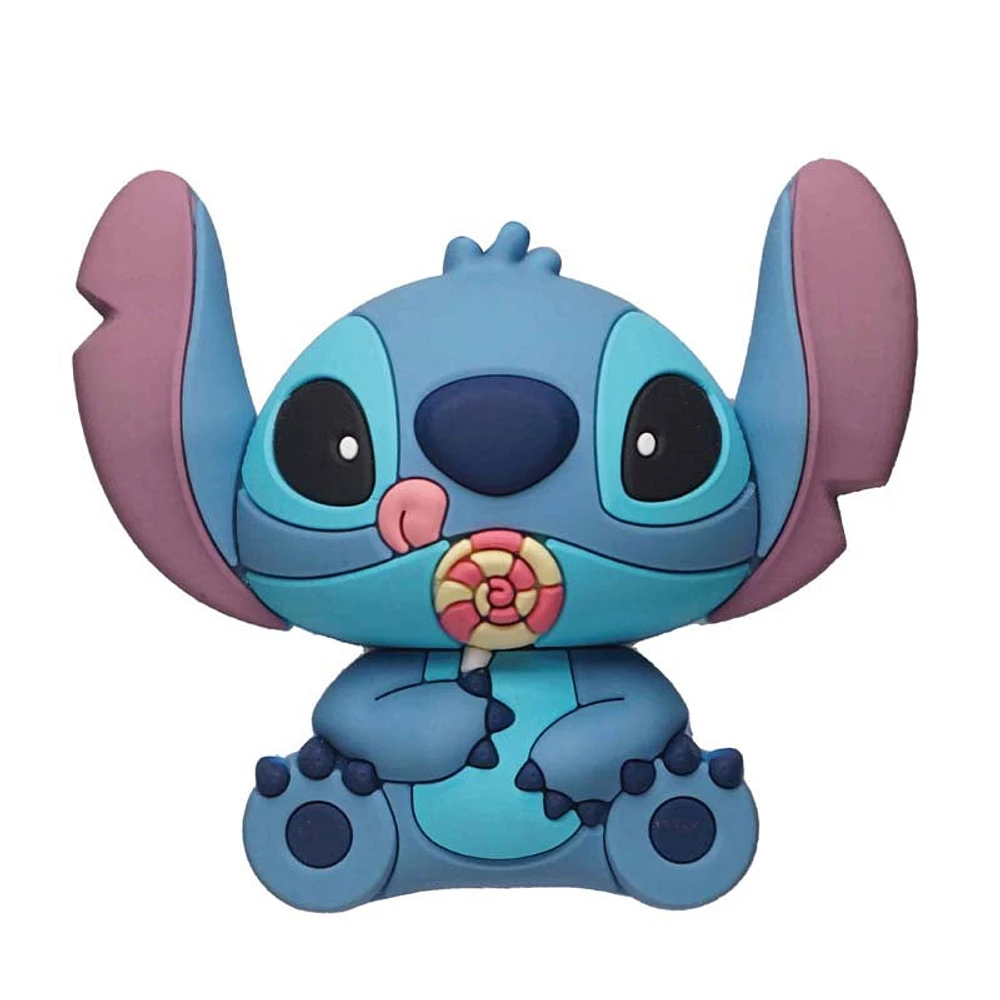 3D Foam Collectible Magnet - Stitch with Lollipop