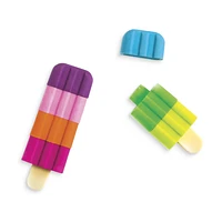 Icy Pops Fruit Scented Puzzle Erasers Set of 4