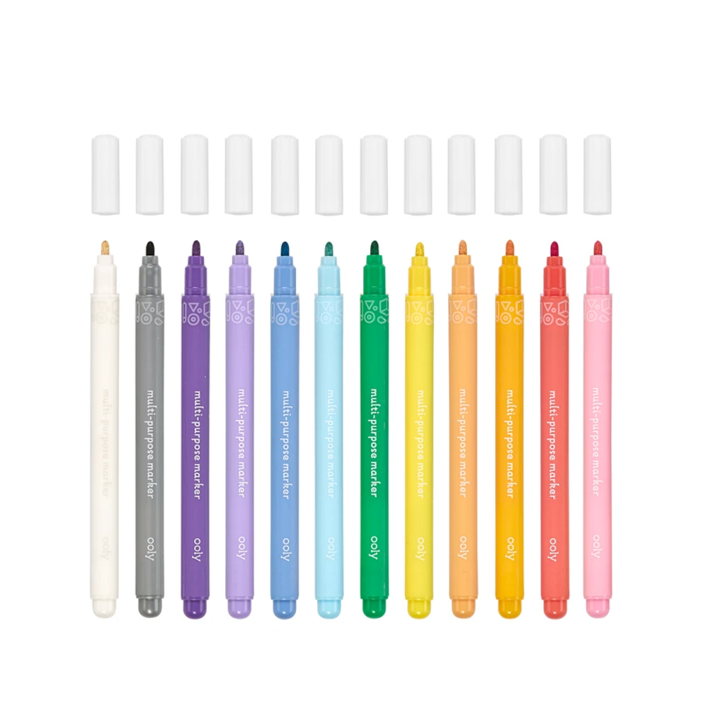 Marvelous Multi-Purpose Paint Markers Set Of 12