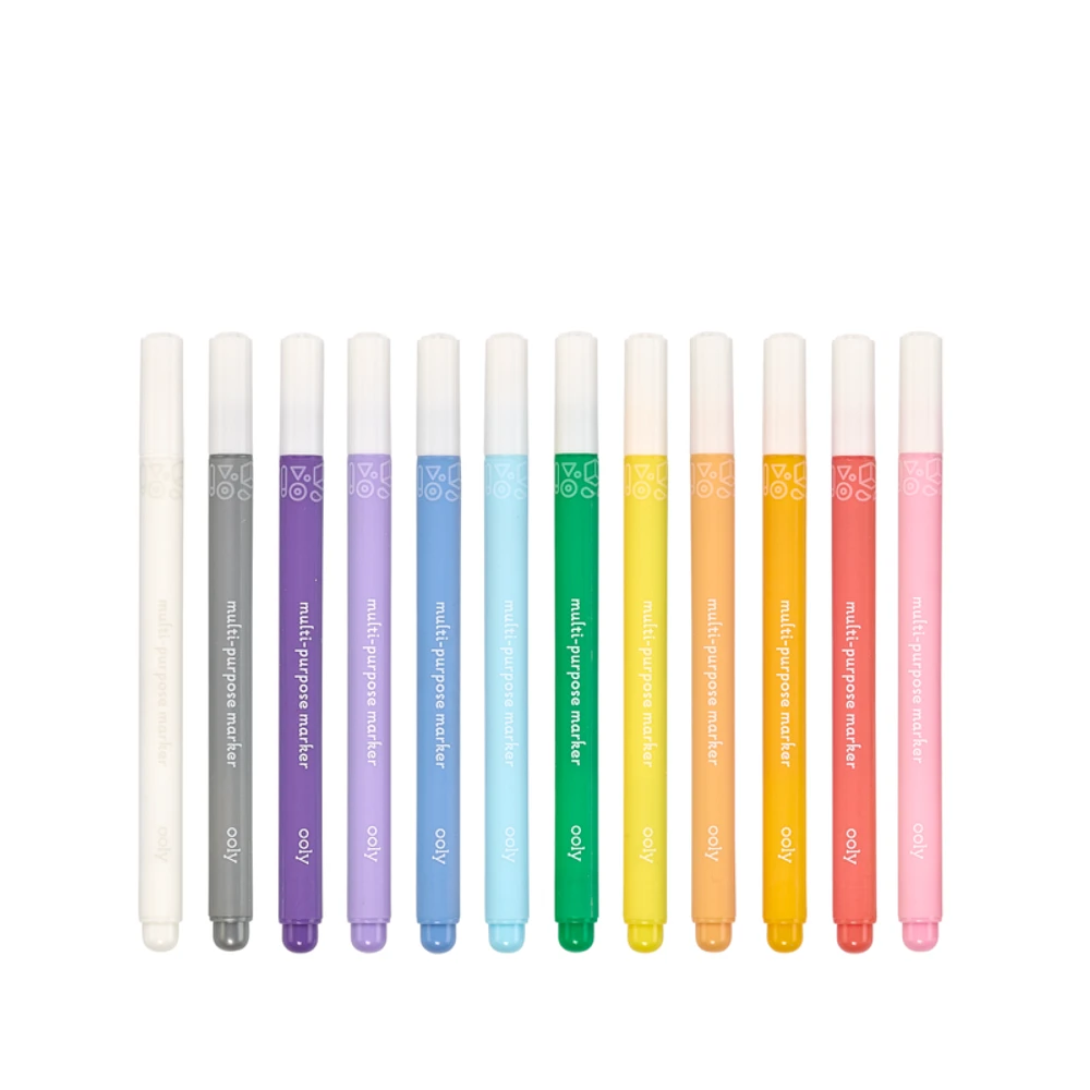 Marvelous Multi-Purpose Paint Markers Set Of 12
