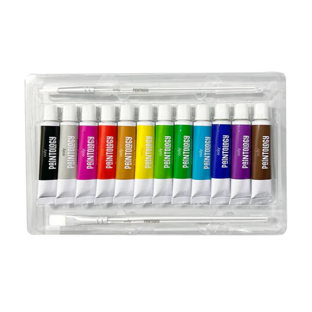 Paintology Acrylic Paint Set - Classic Colors - Set of 12