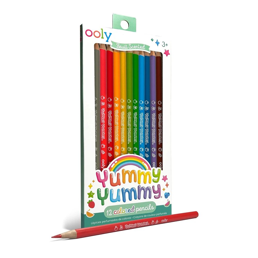 Yummy Yummy: Scented Colored Pencils - Set of 12
