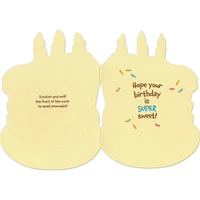 Chocolate Birthday Cake Scratch & Sniff Card