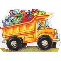Dump Truck with Presents Card