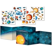 Space Adventure Reusable Sticker Tote