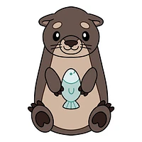 Mini Squishable - River Otter - 9"