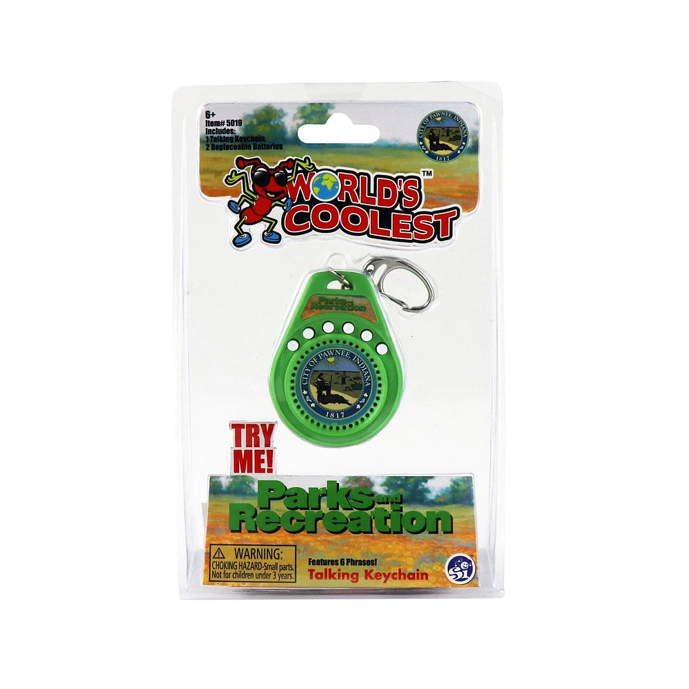 World's Coolest Parks & Rec Keychain