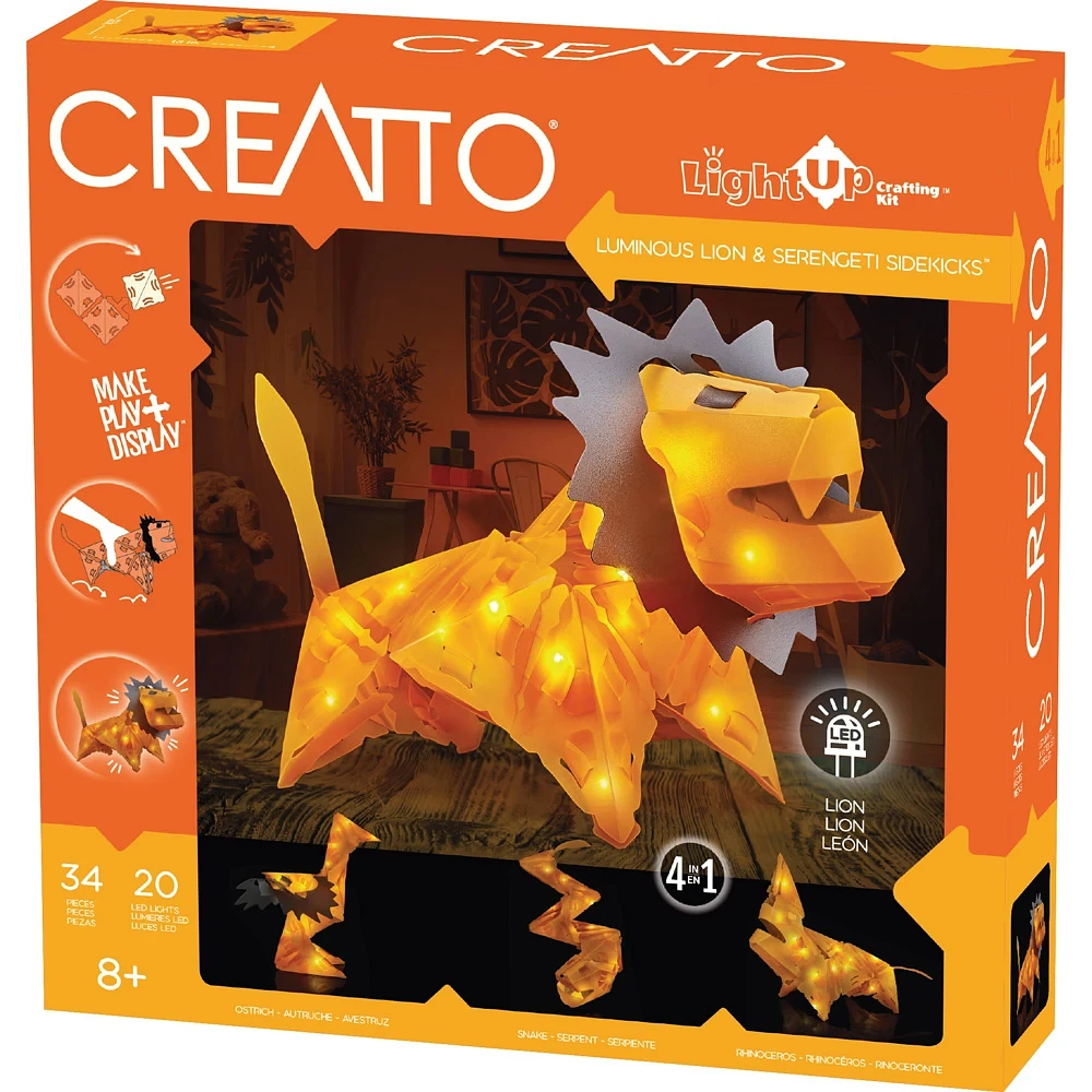 Creatto: Luminous Lion & Serengeti Sidekicks