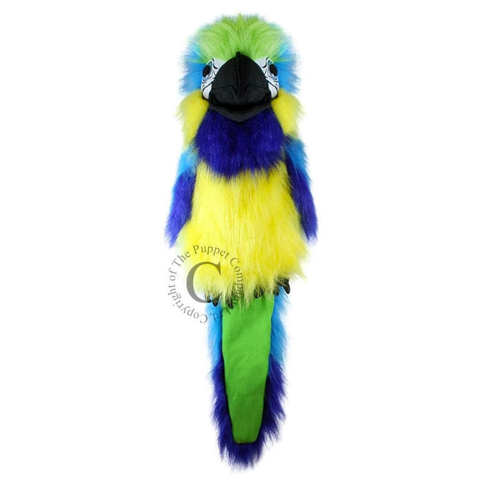 Large Birds Puppet - Blue and Gold Macaw