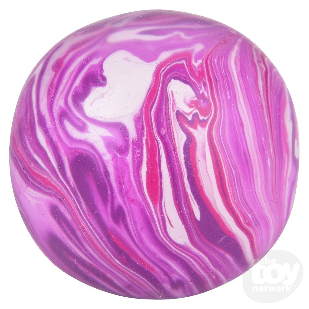 2.33" Squish And Stretch Marbleized Gummi Ball