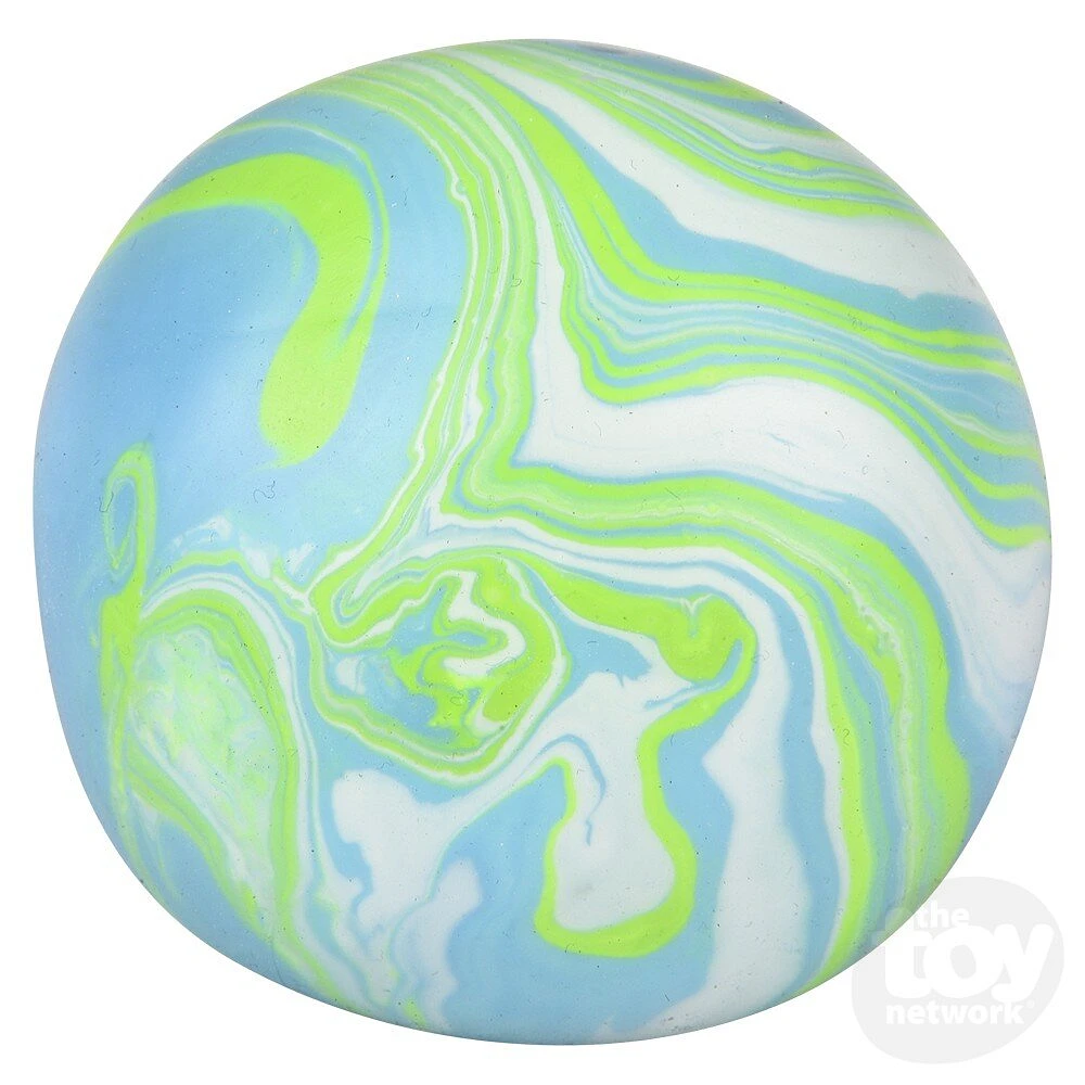 2.33" Squish And Stretch Marbleized Gummi Ball
