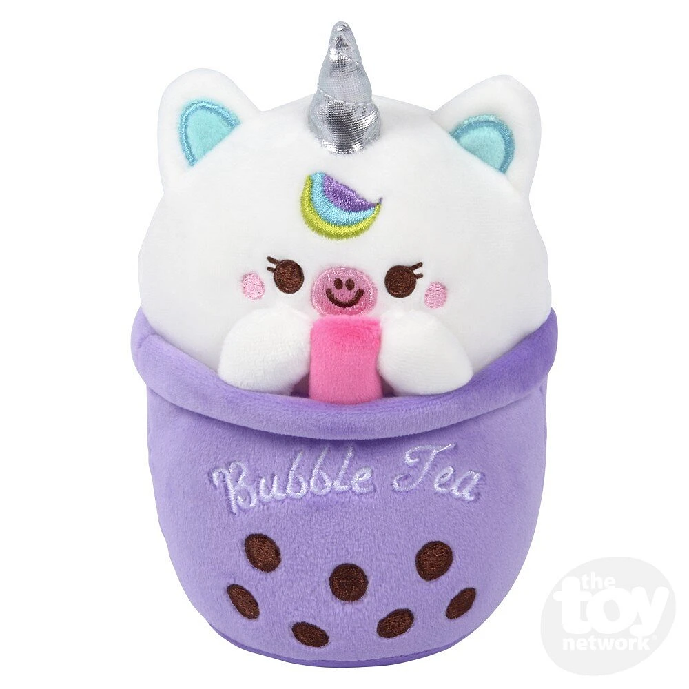 7" Bubble Tea Animal Cup