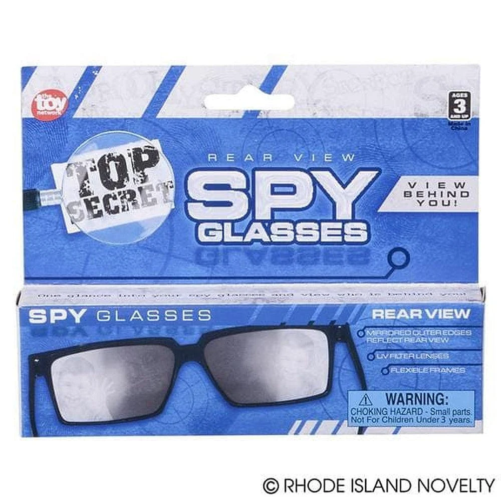 Spy Look Behind Glasses