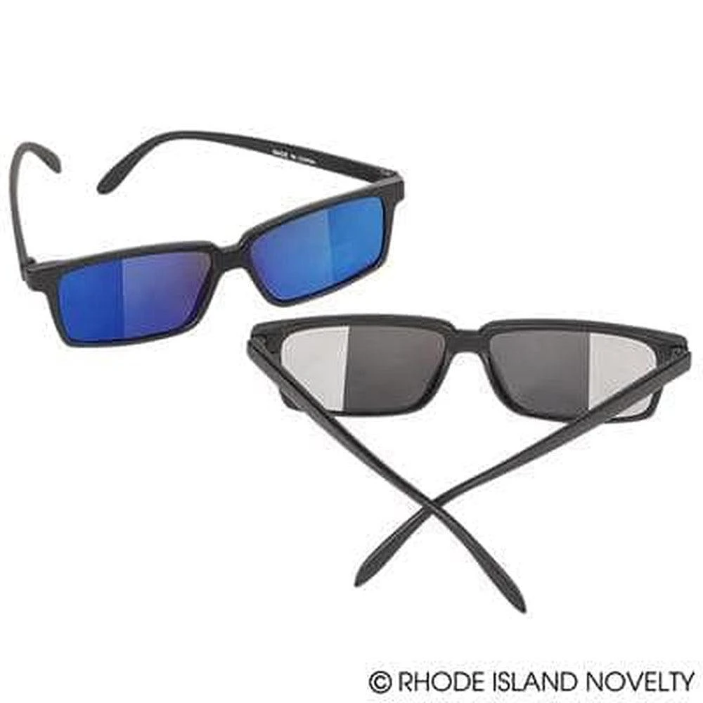 Spy Look Behind Glasses