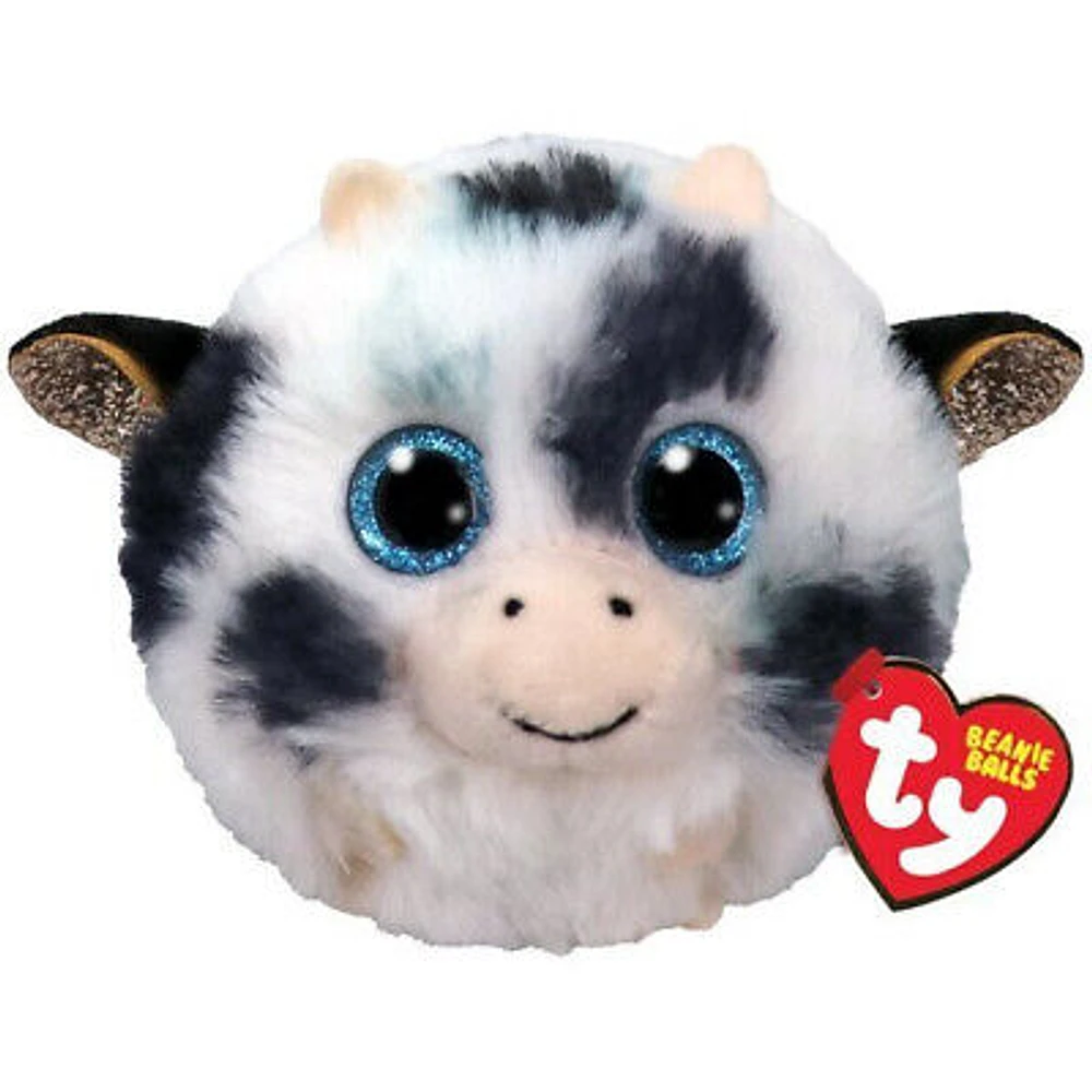 Beanie Puffies 4" Ball - Moophy - Cow
