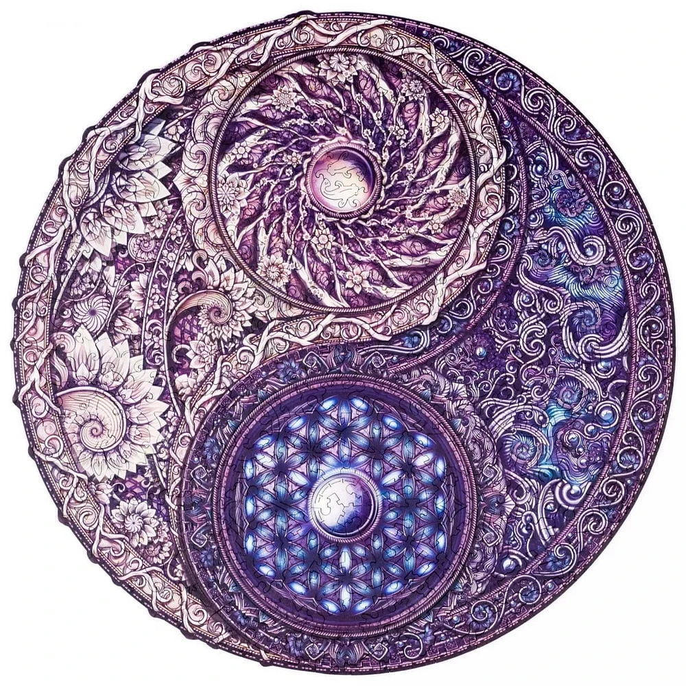 Mandala - Overaching Opposites Wooden Jigsaw Puzzle