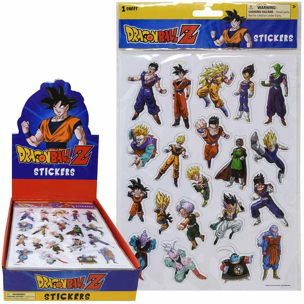 Dragon Ball Z Raised Sticker Sheet