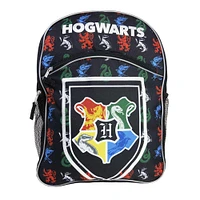 Harry Potter 16" Black Backpack w/ Front Pocket