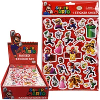 Super Mario Raised Sticker Sheet