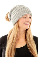 Blue - Cozy Slouchy Beanie